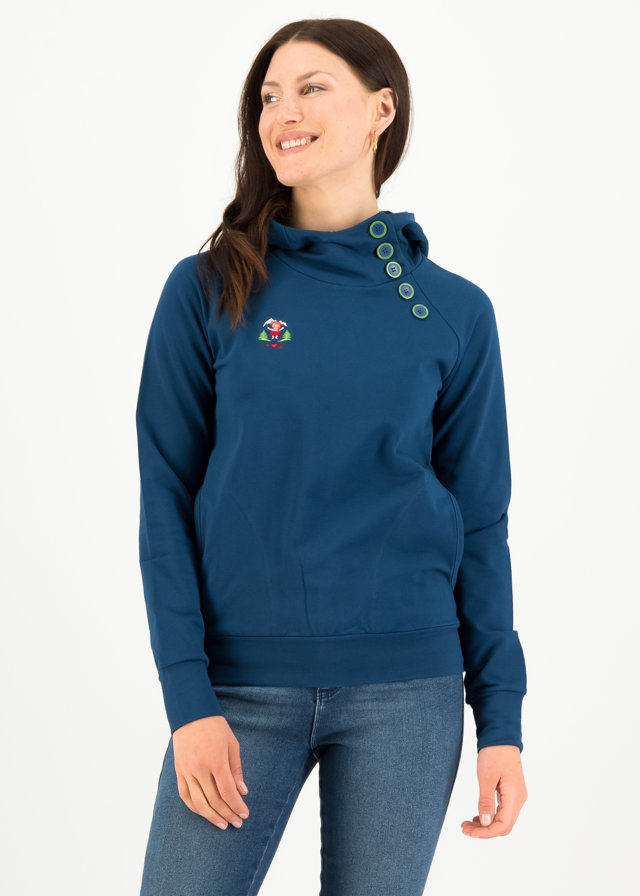 Hoodie Oh So Nett Hooded Blau von blutsgeschwister